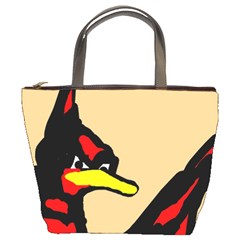 Angry Bird Bucket Bags by Valentinaart