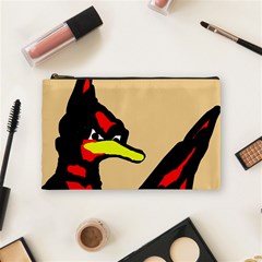 Angry Bird Cosmetic Bag (medium)  by Valentinaart