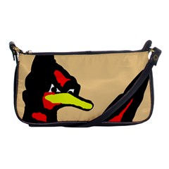 Angry Bird Shoulder Clutch Bags by Valentinaart