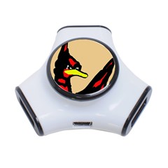 Angry Bird 3-port Usb Hub by Valentinaart