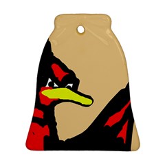 Angry Bird Ornament (bell)  by Valentinaart