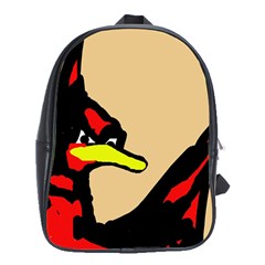 Angry Bird School Bags (xl)  by Valentinaart