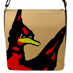 Angry Bird Flap Messenger Bag (s) by Valentinaart