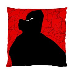 Red And Black Abstract Design Standard Cushion Case (one Side) by Valentinaart