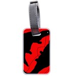 Black and red lizard  Luggage Tags (Two Sides) Front