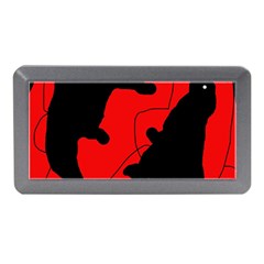 Black And Red Lizard  Memory Card Reader (mini)