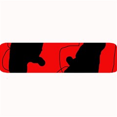 Black And Red Lizard  Large Bar Mats