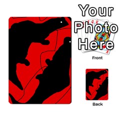 Black And Red Lizard  Multi-purpose Cards (rectangle)  by Valentinaart