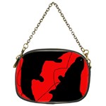 Black and red lizard  Chain Purses (Two Sides)  Front