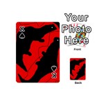 Black and red lizard  Playing Cards 54 (Mini)  Front - SpadeK