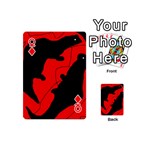 Black and red lizard  Playing Cards 54 (Mini)  Front - DiamondQ