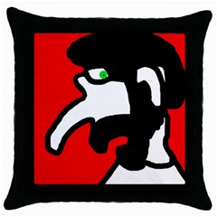 Man Throw Pillow Case (black)