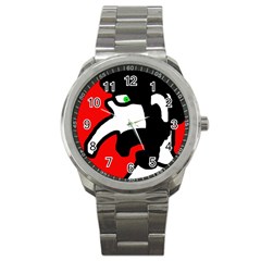 Man Sport Metal Watch by Valentinaart