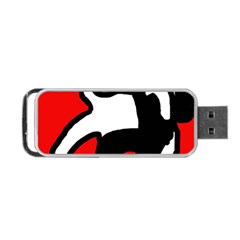 Man Portable Usb Flash (two Sides) by Valentinaart