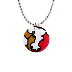 Artistic Cow Button Necklaces by Valentinaart