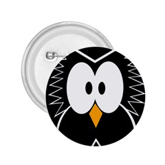 Black owl 2.25  Buttons