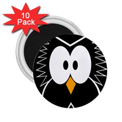 Black owl 2.25  Magnets (10 pack) 