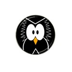 Black owl Hat Clip Ball Marker (10 pack) Front