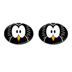 Black owl Cufflinks (Oval)