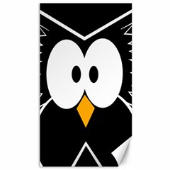 Black Owl Canvas 40  X 72  