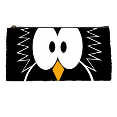 Black Owl Pencil Cases by Valentinaart