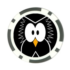 Black Owl Poker Chip Card Guards (10 Pack) 