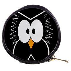 Black owl Mini Makeup Bags