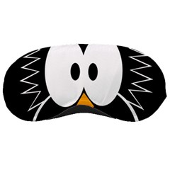 Black Owl Sleeping Masks by Valentinaart