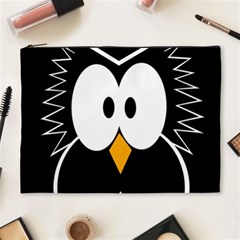 Black owl Cosmetic Bag (XL)