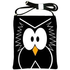 Black owl Shoulder Sling Bags