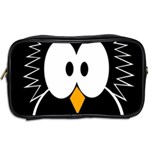 Black owl Toiletries Bags 2-Side Back