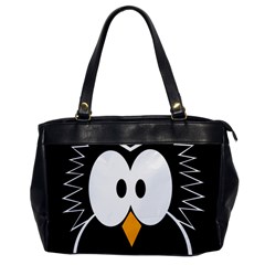 Black Owl Office Handbags by Valentinaart