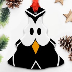 Black Owl Ornament (christmas Tree) by Valentinaart