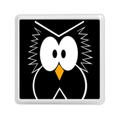 Black Owl Memory Card Reader (square)  by Valentinaart