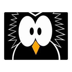 Black owl Double Sided Flano Blanket (Mini) 