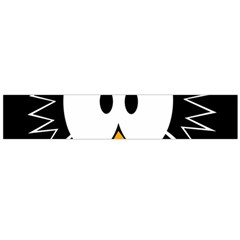 Black owl Flano Scarf (Large)