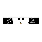 Black owl Flano Scarf (Mini) Front