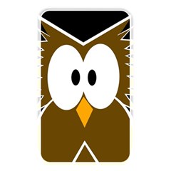 Brown Simple Owl Memory Card Reader by Valentinaart