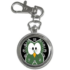 Green Owl Key Chain Watches by Valentinaart