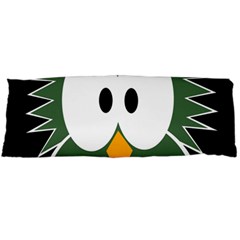 Green Owl Body Pillow Case (dakimakura) by Valentinaart