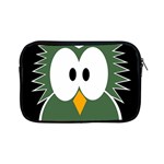 Green owl Apple iPad Mini Zipper Cases Front