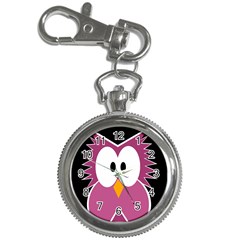 Pink owl Key Chain Watches