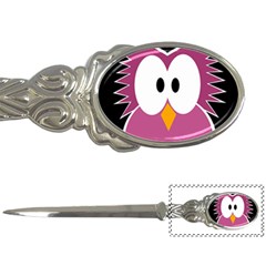 Pink Owl Letter Openers by Valentinaart