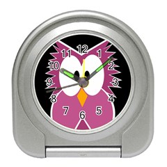 Pink owl Travel Alarm Clocks