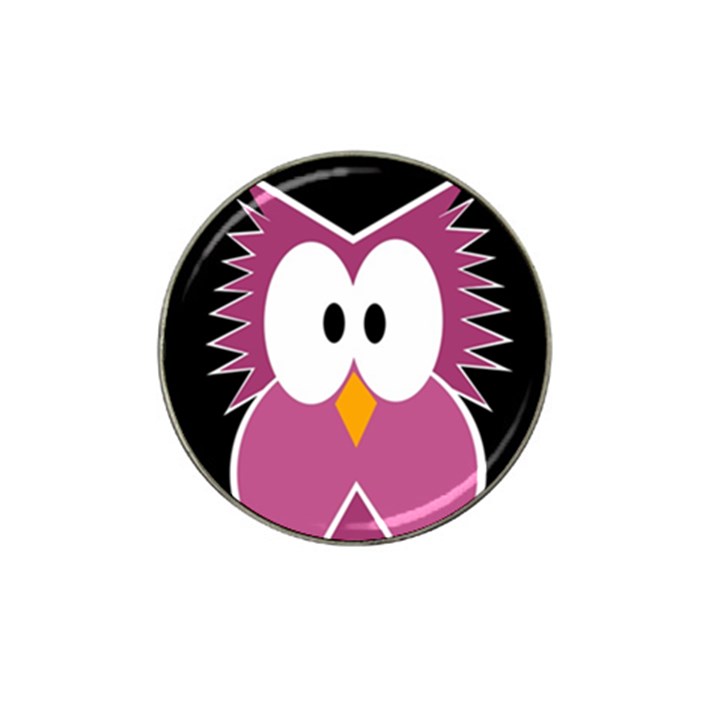 Pink owl Hat Clip Ball Marker