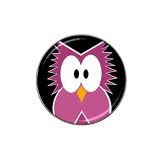 Pink owl Hat Clip Ball Marker (4 pack)