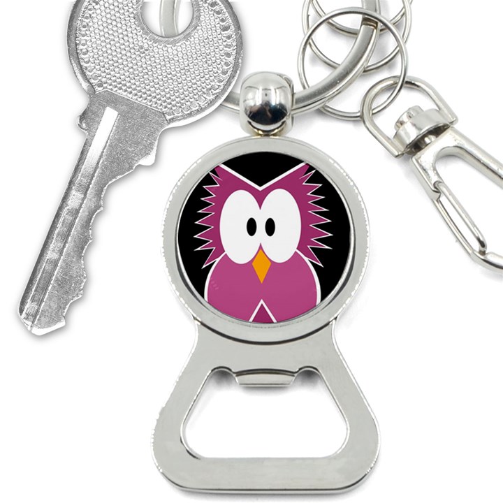 Pink owl Bottle Opener Key Chains