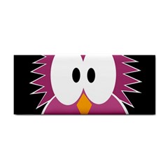 Pink Owl Hand Towel