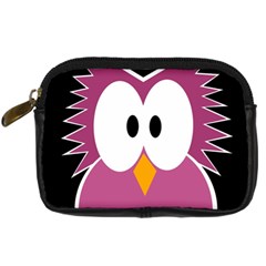 Pink owl Digital Camera Cases