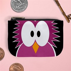 Pink owl Mini Coin Purses